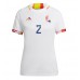 Camiseta Bélgica Toby Alderweireld #2 Visitante Equipación para mujer Mundial 2022 manga corta